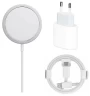 Комплект 3 в 1 для зарядки iPhone 20W (СЗУ Type-C Lighting с кабелем + беспроводное зарядное устройство магнитное Magsafe)
