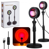 Селфи лампа Закат 5W / лампа проектор для фото