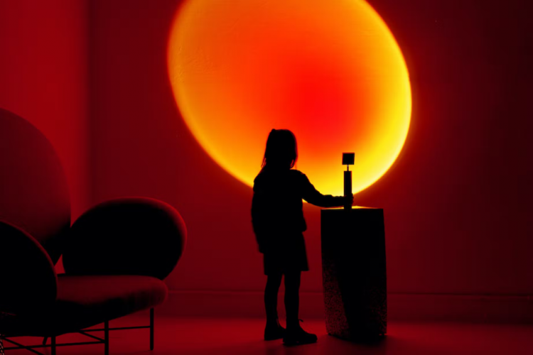 Селфи лампа Закат 5W / лампа проектор для фото