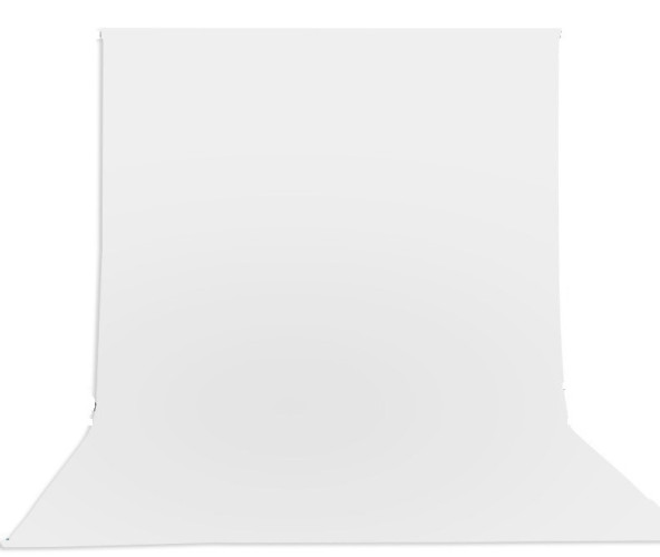 Белый хромакей фон тканевый 1,5х1,5м / фотофон тканевый белый