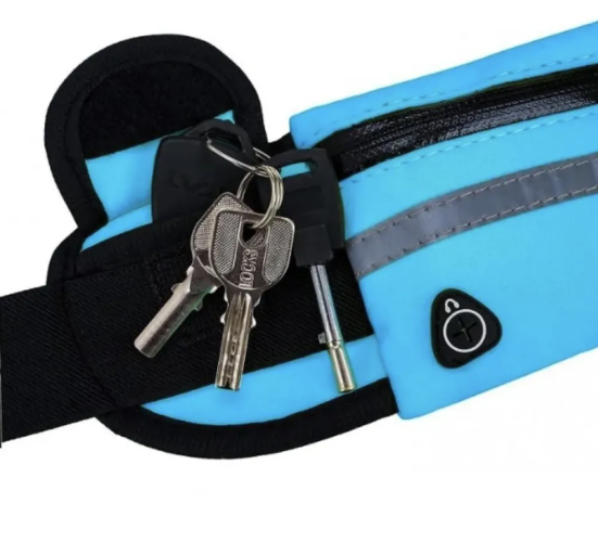 Спортивная сумка резинка на пояс для телефона, документов, ключей, воды