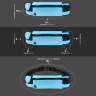 Спортивная сумка резинка на пояс для телефона, документов, ключей, воды