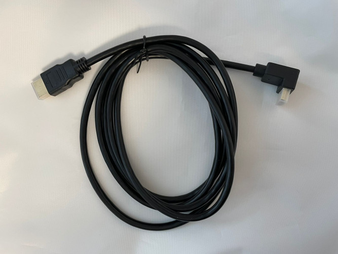 Кабель HDMI Г-образный 1.8 метра папа/папа