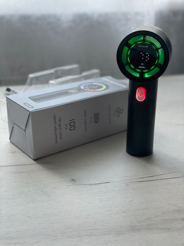 Высокоскоростной мини вентилятор портативный с дисплеем и подсветкой YK-G80