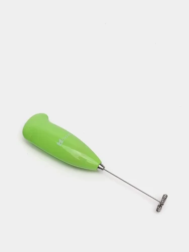 Электрический мини венчик капучинатор, вспениватель молока, мини миксер на батарейках