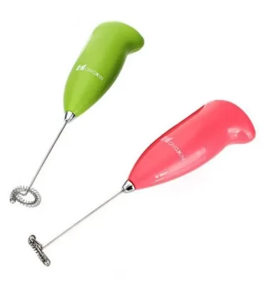 Электрический мини венчик капучинатор, вспениватель молока, мини миксер на батарейках