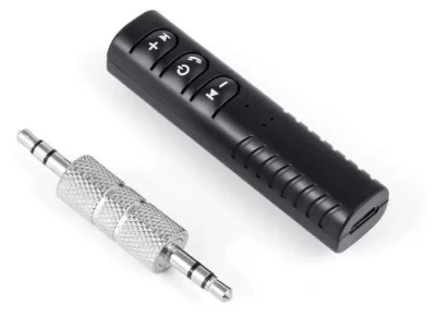 Блютуз приемник адаптер AUX Car Wireless LV-B09 / Автомобильный Bluetooth ресивер / беспроводной аудиоприемник