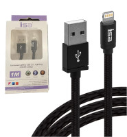 Кабель USB Lightning 1м алюминий/нейлон