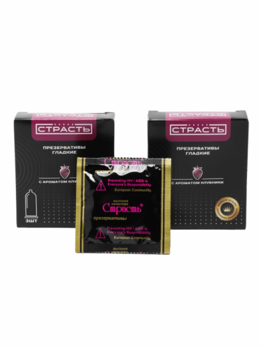 Презервативы Страсть 72 штуки (гладкие и точечные)