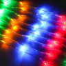 Светодиодная гирлянда водопад занавес штора разноцветный 3х3м 250LED 8 режимов