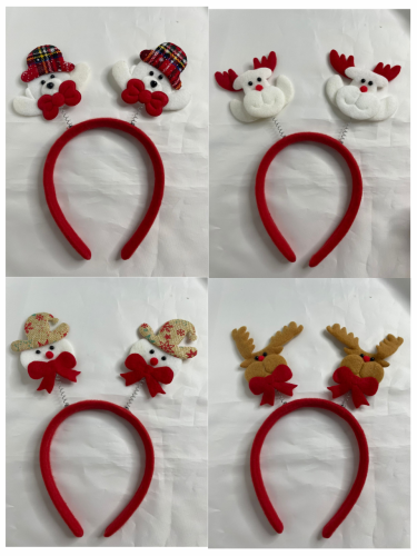 Карнавальные ободки с пружинками, набор 4 шт. (микс)